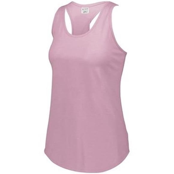 Womens Lux Triblend Tank Top, Red Heather - Extra Large