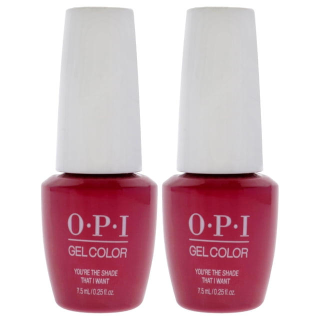 Esmalte en gel GelColor - G50B Youre the Shade That I Want de OPI para mujer - Esmalte de uñas de 0,25 oz - Paquete de 2