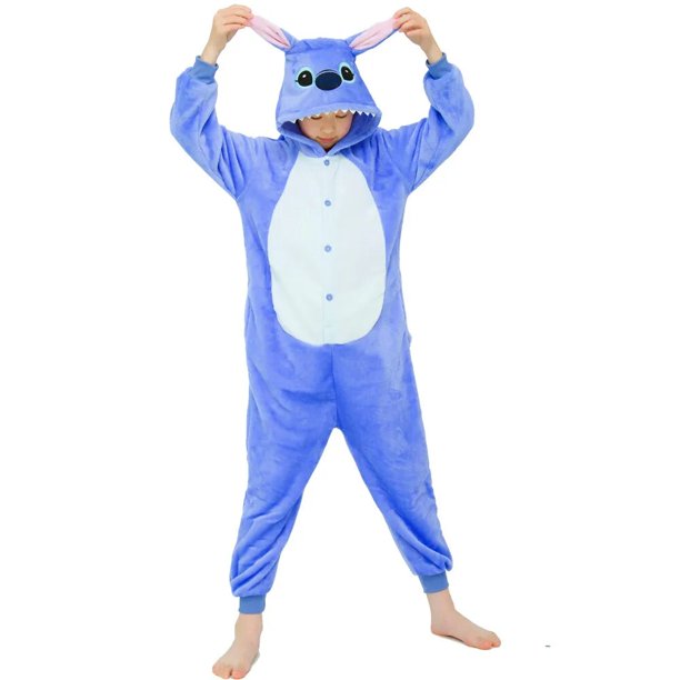 Conjunto de pijamas con capucha para niños y niñas, ropa de dormir de invierno con dibujos de unicornios y animales, de Animal de franela, para pijamas para chicos xuanjing unisex