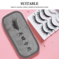 thumbnail image 3 of Gouttes de Pluie 10 Pcs Coussinets d'Extension de Cils en Coton Gris Réutilisables pour Accessoires de Maquillage des Cils, 3 of 6