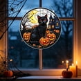 thumbnail image 2 of Halloween Diamond Art Painting Kits for Adults Acrylic Pendant, Cute Ghost Pumpkin Scarecrow Door Hanger Weatherproof Ornament for Entrance Window Display by OVFUIZ, 2 of 7