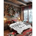 thumbnail image 4 of Plaid Christmas Tree Flannel Blanket for Bed,Travel and Camping, It's The Most Wonderful Time of The Year Super Soft Cozy Blanket for All Seasons 40" x 50", 4 of 6