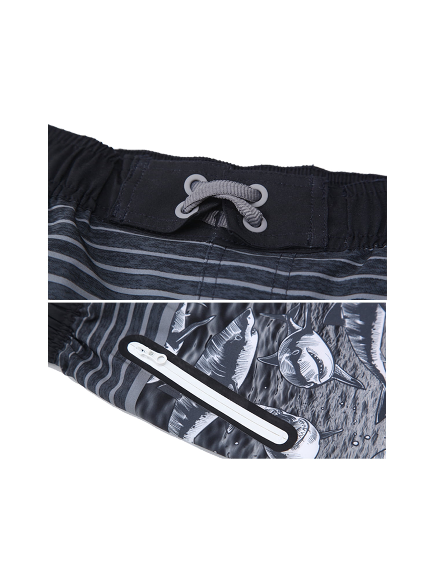 Rokka&Rolla Boys' Quick Dry Board Shorts Mesh Lined Swim Trunks, UPF 50+, Sizes 4-18