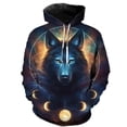 thumbnail image 5 of Sudadera con capucha de lobo 3D de otoño para hombre, sudadera con capucha con estampado de lobo animal, chándales, chaquetas para hombre y mujer, sudadera con capucha divertida, envío directo, 5 of 5