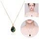 thumbnail image 1 of Collar para mujer, joyería para mujer, joyería para mujer, tendencia de moda, collar con colgante de gota de abulón de color natural, collar de moda, 1 of 5