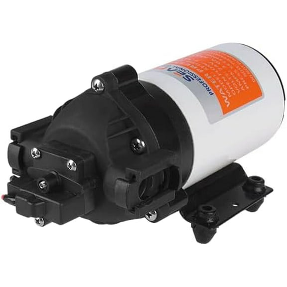 SEAFLO 220V 1.5 GPM 160 PSI 31-Series DC Diaphragm Pump – Self-Priming High-Pressure Water Pump for RVs, Boats, Agriculture, and Cleaning – Quiet Operation, Run-Dry Safe, Built-In Pressure Switch