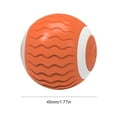 thumbnail image 3 of Pelota interactiva recargable por USB para mascotas, juguete para cachorros, regalo de cumpleaños (naranja), 3 of 4