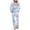 Sky Blue, variant on Yuwull Women Pajama Sets Crew Neck Long Sleeve Tops and Pants Set Soft Comfy 2 Piece Loungeswear Pjs