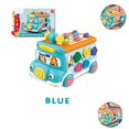 thumbnail image 2 of Juguete De Autobús, Juguetes De Aprendizaje Musical Para Bebés Con Luz De Sonido, Reloj De Juguete De Juego Whack-A-Mole, Regalo De Educación Temprana Para Niños Pequeños Y Niñas Monstrate FN003499-01, 2 of 6