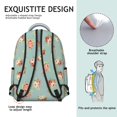 thumbnail image 5 of Pioneer Flower Floral Print Pattern Backpack for School, Cute School Bag with Adjustable Shoulder Straps and Padded Back, 15.3"x11"x7.1", 5 of 5