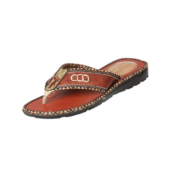 Mexican Artisanal Sandals Leather Shedron 602981