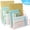 Multicolor mail holder, variant on AGCAN Desk Mail Organizer, Metal Mesh Letter Holder File Sorter, Desktop Organizer for Home Office, 2 Pack, 6.8"x3.5"x5.1", Black+Silver