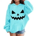 thumbnail image 4 of XXWXYD Women’s Halloween Hoodie, Oversized Pumpkin Print Sweatshirt Soft Cotton Pullover with Hood Cute Casual Streetwear P𝖺rty Holiday Outfit, 4 of 6