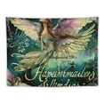 thumbnail image 5 of Orinice Angels Wings Tapestry Wall Hanging Unique Style for Home Wall Decor Art Living Room Bedroom Apartment Farmhouse Dorm 50x40inch, 5 of 6