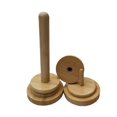 thumbnail image 2 of LEEYNEER 95% Wood Yarn Holder Thread Racks with Twirling Mechanism, 2 of 8