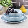 thumbnail image 7 of Elama Emilia 16 Piece Double Bowl Stoneware Dinnerware Set in Light Blue, 7 of 7