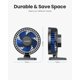 thumbnail image 5 of Ventilador de escritorio Gaiatop USB pequeño, potente, portátil, 3 velocidades, azul, 5 of 8