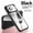 Black, variant on Decase for iPhone 18 Pro Max Case, Electroplated Clear Soft TPU Shockproof Cover with 3D Lens Protector and Dust Plug, Silver