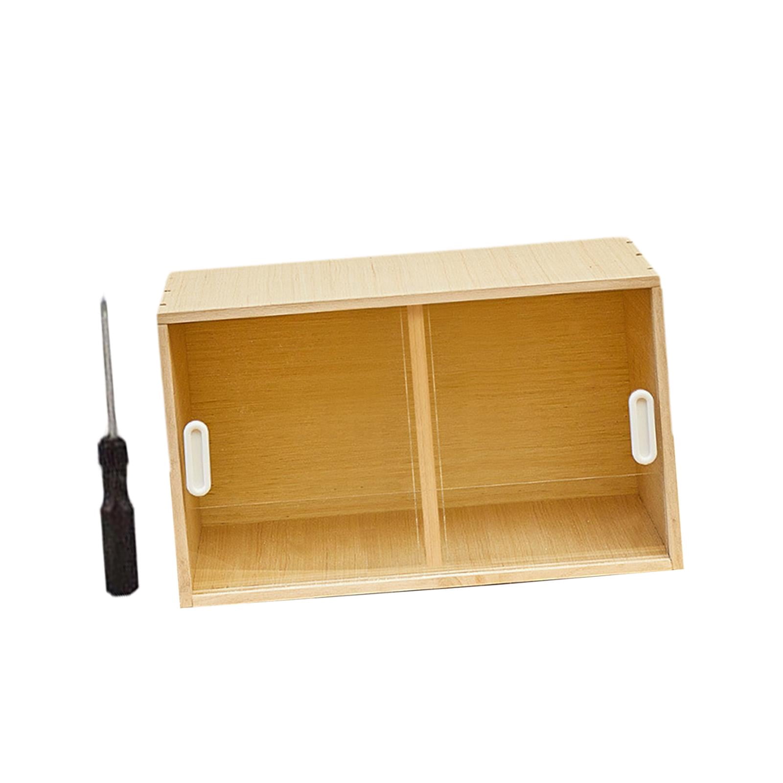 Fzaqwen Brooder Box for Chicks Wooden Hamster Cage Accessories Quail Birds Coop Breeding 50cm