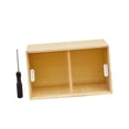 thumbnail image 2 of S SERENABLE Brooder Box Incubator Nest Quail Birds Coop Stackable Decoration Wood Hamster Cage Breeding Box for Garden Small Animals Lawn 50cm, 2 of 4