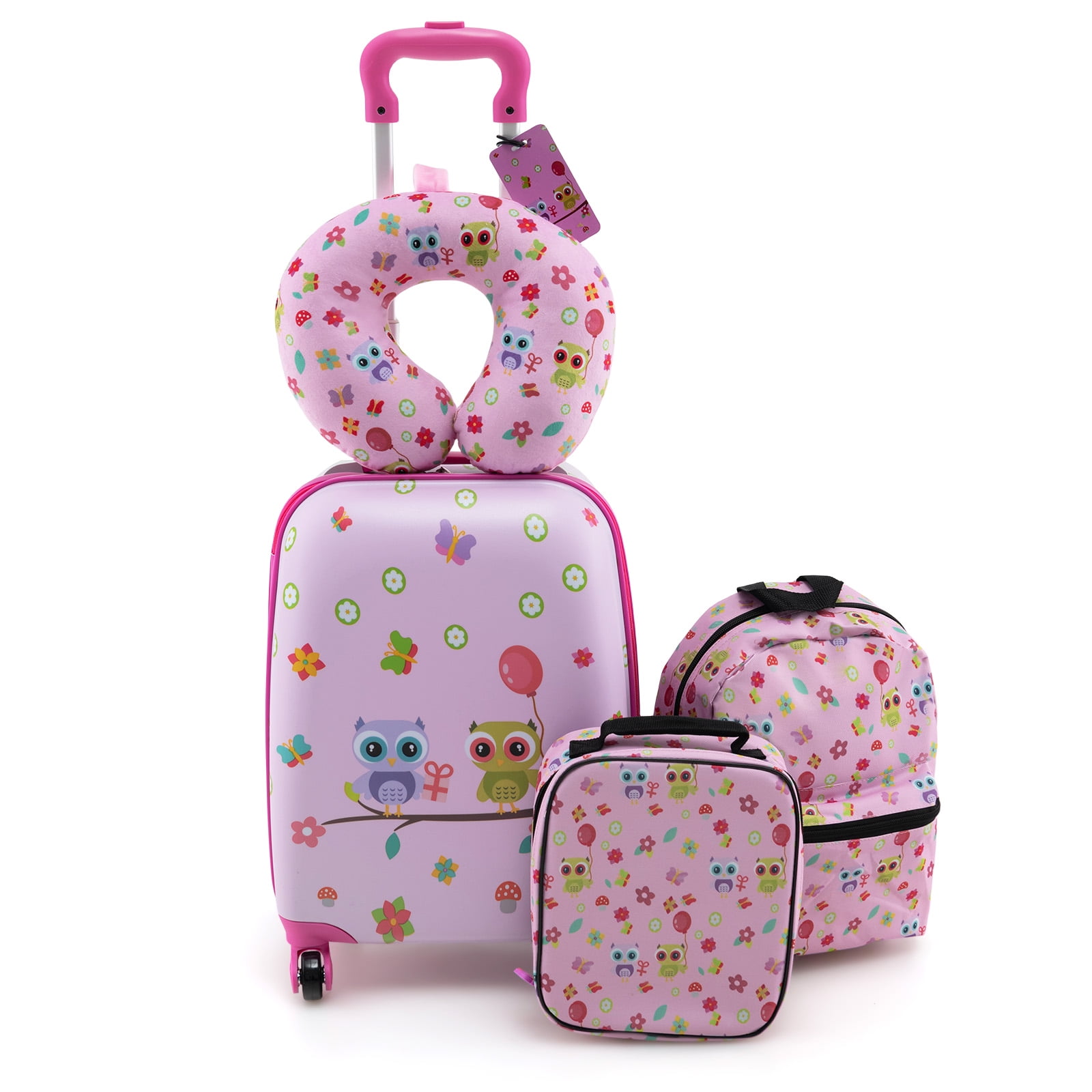 Travelers Club 5-Piece Kids Luggage Set with 360° 4-Wheel Spinner
