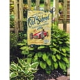thumbnail image 2 of LADDKE Retro Vintage Race Car for Old School Motorcycle Sign Auto Speed Garden Flag Decorative Flag House Banner 28x40 inch, 2 of 2