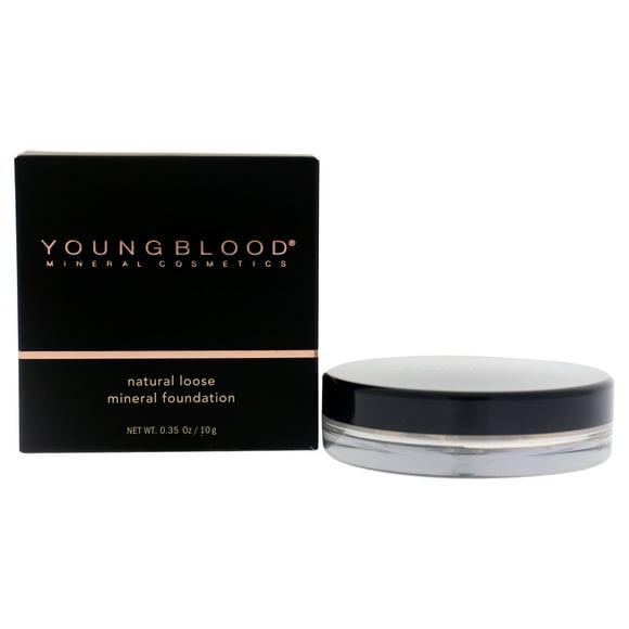 Base mineral suelta natural - Cool Beige por Youngblood para mujeres - 0.35 oz Foundation