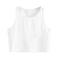 thumbnail image 2 of FRSASU Plus Size Tops Clearance Women Workout Tops for Women Cropped Tank Tops Dance Tops Sport Yoga Shirts, 2 of 8