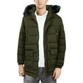 thumbnail image 2 of Men's Hooded Puffer Jacket Winter Parka Jacket Warm Ski Coat, 2 of 6
