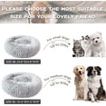 thumbnail image 4 of Cama para perros, Cama para mascotas, Cama para gatos, Sofá para perros, Sofá para gatos, Almohada esponjosa, Suave y lavable para gatos y perros Gris claro 50cm BANYUO  Hogar, 4 of 4
