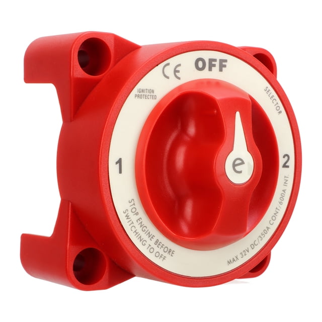 Battery Cut Off Switch,Battery Disconnect Switch Cut Battery Shut Off Switch Power Kill Switch Isolator Crafted with Care