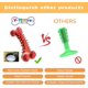 thumbnail image 2 of Juguete para perros, cepillo de dientes para masticar huesos, palo de limpieza de dientes de goma resistente a mordeduras para perros medianos y grandes, sabor a carne, 2 of 5