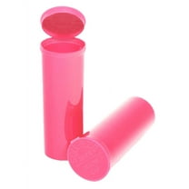 Philips Empty Prescription Pop Top Vial Made in USA Pack of 75 Dry Herb Containers with Child Resistant Solid Bubblegum Pink Color 60 Dram Medical Pharmacy Pill Bottles