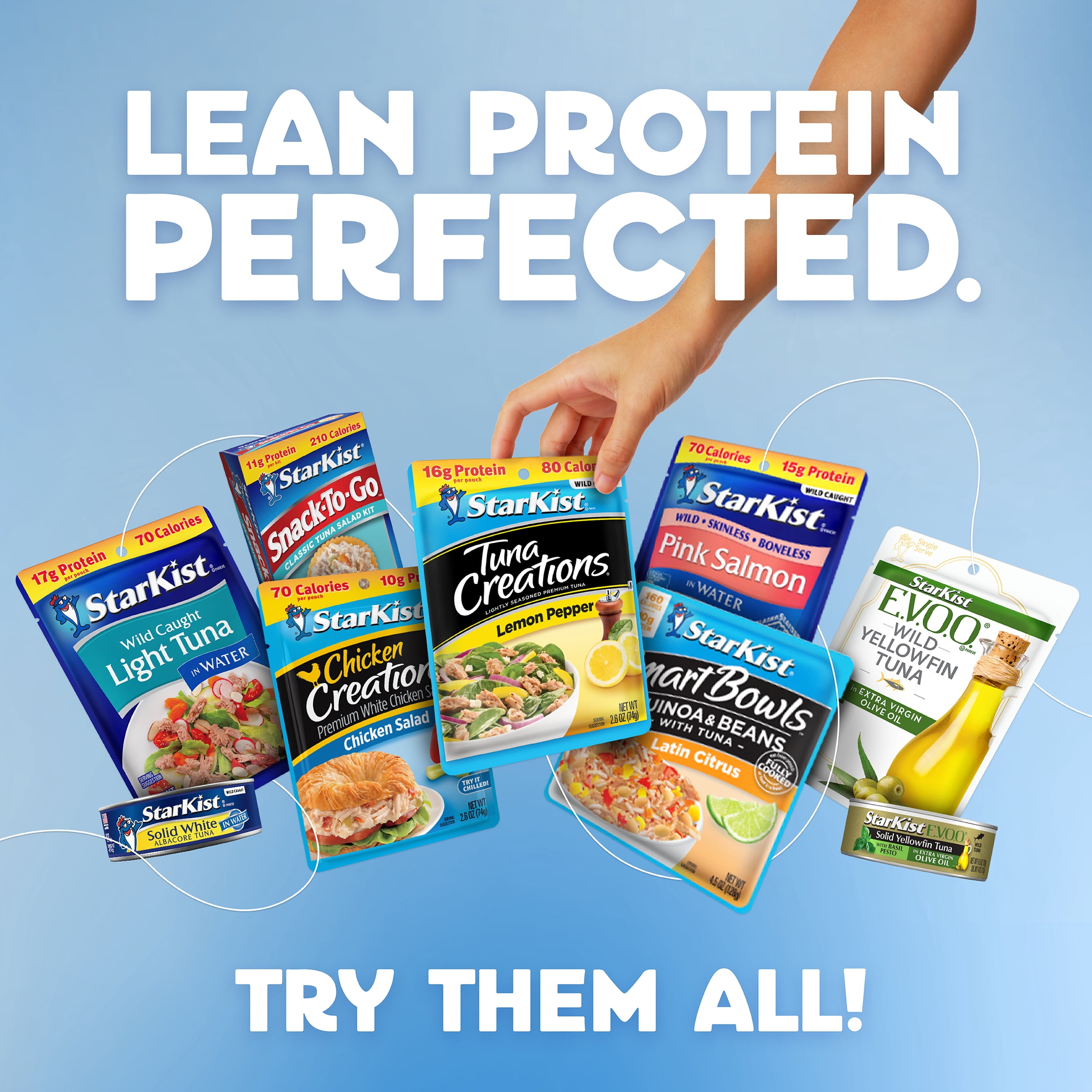 (12 pack) StarKist Smart Bowls Tomato Basil Barley & Beans with Tuna, 10g Protein, 4.5 oz Pouch