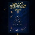thumbnail image 3 of Zawou Galaxy Exploration Advent Calendar 2025, 24 Pieces Distinctive Acrylic 2d Space Planet Pendant, Christmas Holiday Hanging Ornaments for Xmas Tree Decoration Xmas Countdown Box, 3 of 7