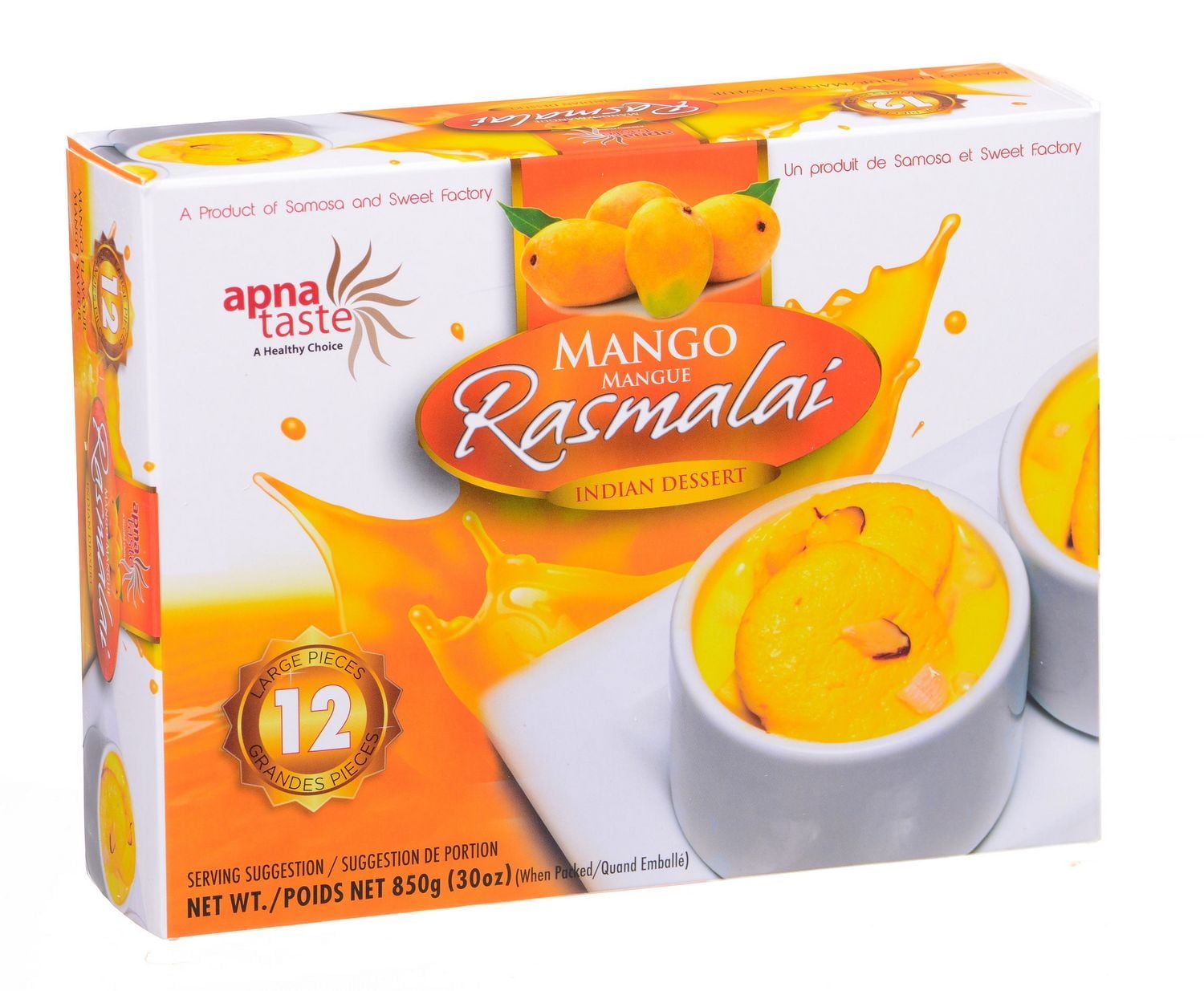 Mangue Rasmalai Apna Taste 850g