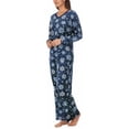 thumbnail image 2 of Nautica Women's 2 Piece Cozy Fleece Pajama Sleepwear Set, 2 of 11