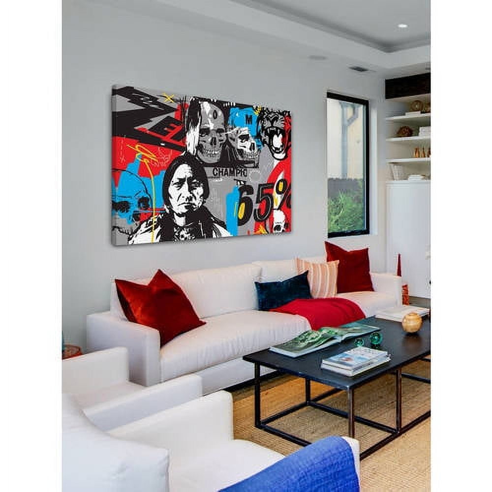 Marmont Hill "Out West I" by Josh Ruggs Painting Print on Wrapped Canvas
