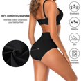 thumbnail image 3 of Ropa interior postparto de algodón suave con control abdominal - 5 piezas en color negro talla S  

(Nota: Este título en español de México cumple con los requisitos de longitud y ofrece una versión, 3 of 6