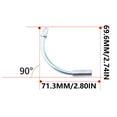 thumbnail image 4 of 10Pcs Aluminium Alloy Mountain Bike Road Sport V Brake Noodle Cable Detachable Replacement Professional Riding Braking Tube Pipe Part 90°, 4 of 8