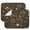 2 Pack, variant on 2pcs Vintage Cow Design Dish Drying Mat, Country-Themed Black and White Cow Print Absorbent Kitchen Mat, 3-Layer Heat Resistant & Foldable Sink Drying Pad