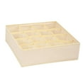 thumbnail image 4 of Tnarru Underwear Socks Storage Box Cabinet Closet Organizer Bathroom Washable Dividers Multifunction Storage Bin Container for Socks Beige 16 Grid, 4 of 8
