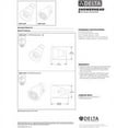 thumbnail image 2 of Delta Universal Showering Single Function Shower Head, Available in Various Colors, 2 of 2