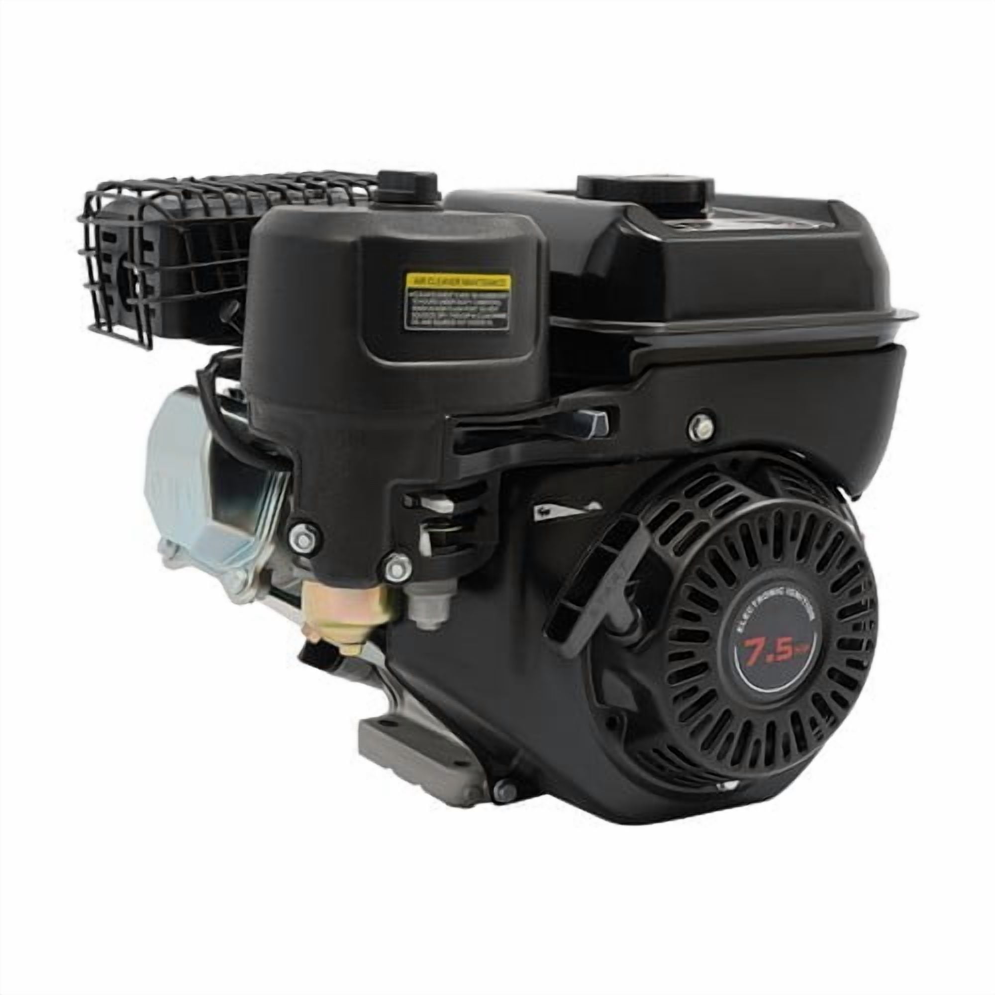 Gas Engine, 7.5HP Horizontal Shaft 4-Stroke Motor, 3600 RPM with 20mm Shaft – for Farm Machinery, Garden Equipment, Tillers & Power Generators