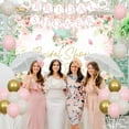 thumbnail image 5 of Tea Bridal Shower Decorations, Bridal Shower Tea Party Backdrop Banner Cake Topper Balloons for Tea Theme Wedding Party Supplies, 5 of 7