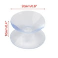 thumbnail image 2 of Clear Soft Plastic Double Sided Suction Cup for Car, 2 of 7