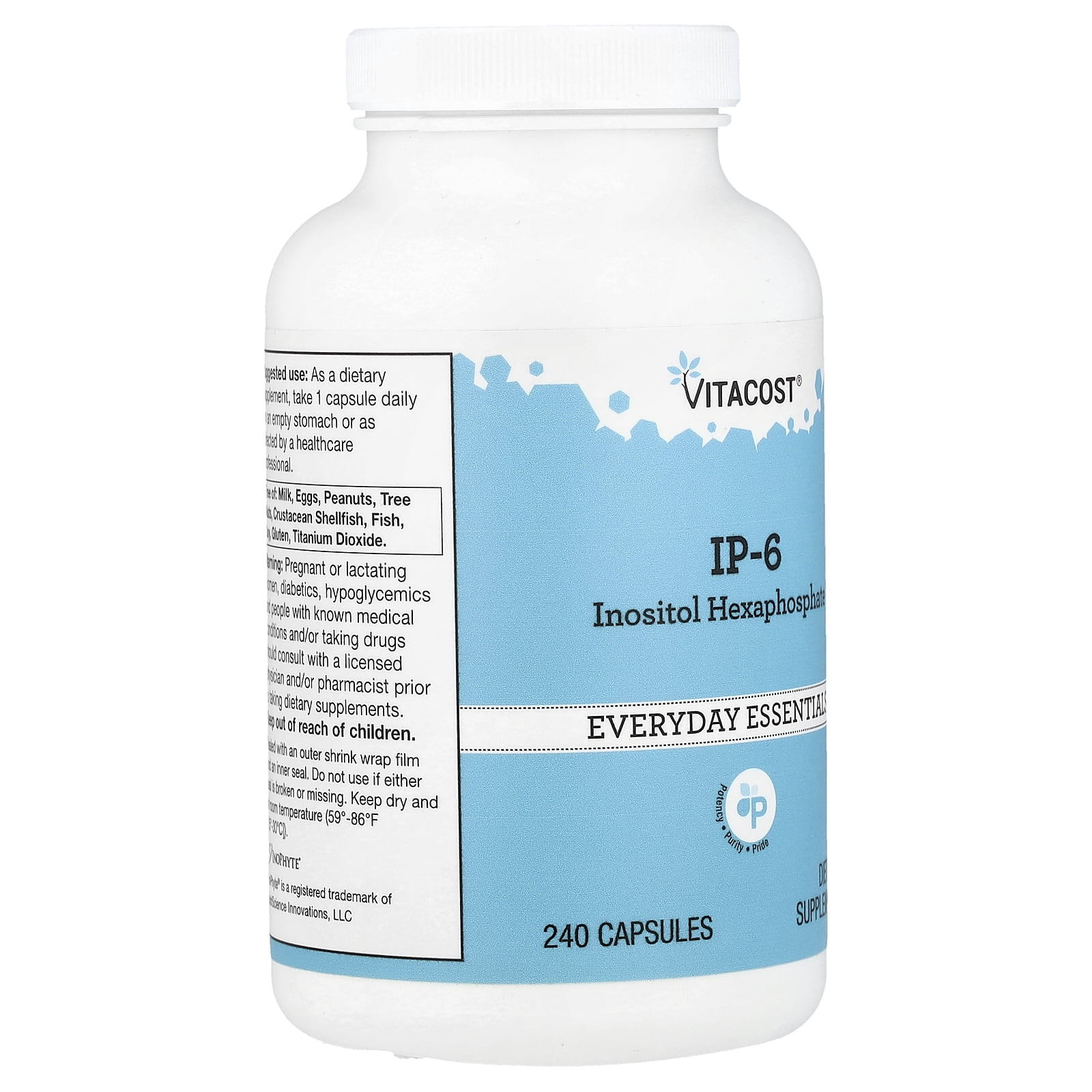 Vitacost IP- 6 Inositol Hexaphosphate -- 240 Capsules