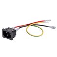 thumbnail image 1 of Unique Bargains Panel Mount Plug Adapter AC 250V 10A C14 3 Pins Inlet Module Plug with 3 Wires, 1 of 3