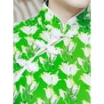 thumbnail image 3 of Women's Green Vintage Floral Qipao Dress - Bridal/Cheongsam Summer Maxi Evening Gown with Short Sleeves & Slit for Wedding Guest, Garden Party, Cultural Events & Formal Occasions, 3 of 8
