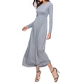 thumbnail image 4 of Robe Maxi Tauxra pour Femmes, Robe Décontractée à Manches Longues, Robe Ample à Taille Haute pour le Confort et le Style, 4 of 7